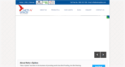 Desktop Screenshot of netsnspikes.com