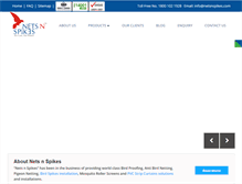 Tablet Screenshot of netsnspikes.com